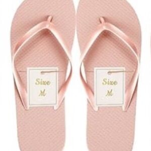 Pink Flip Flops - Size M